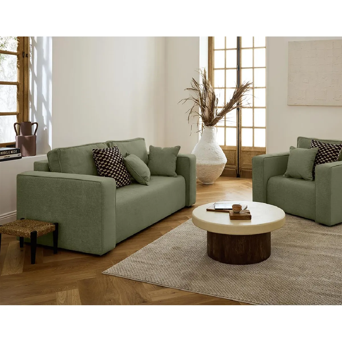 Bestmobilier Canapé droit Topaze