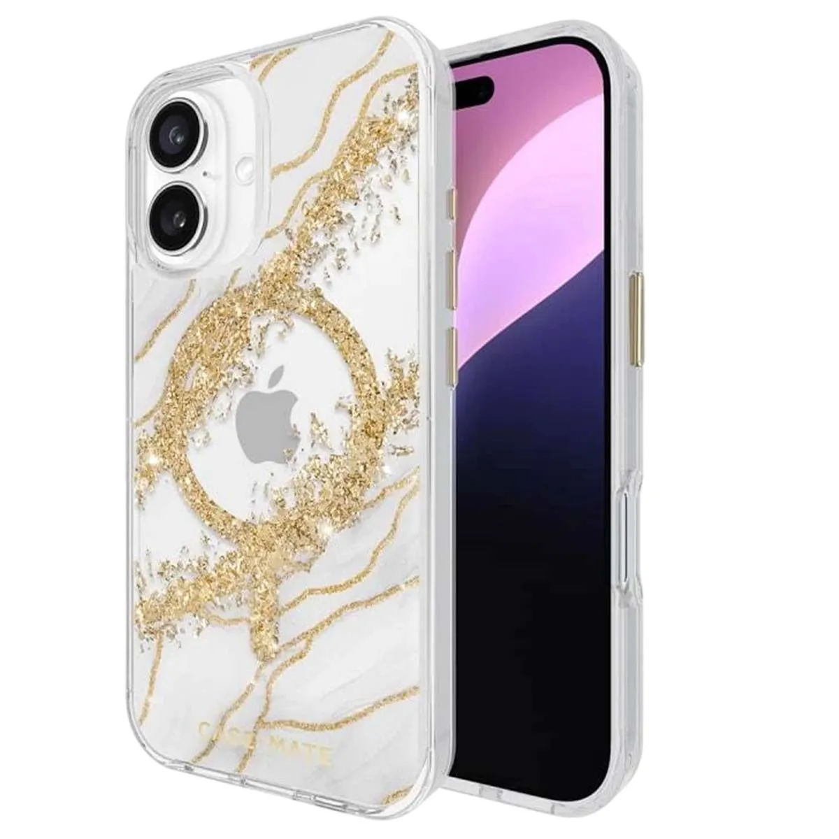 Case Mate Doré Coque Compatible Magsafe Pour Iphone 16 Plus Design Karat E