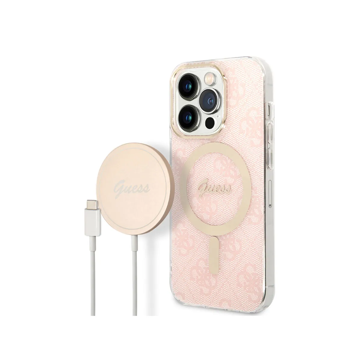 Guess Rose Coque Magsafe Iphone 14 Pro Max