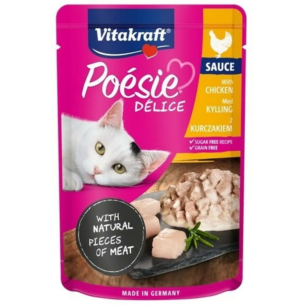 Meilleurs prix pour Aliments pour chat Vitakraft POESIE DELICE Poulet 85 g