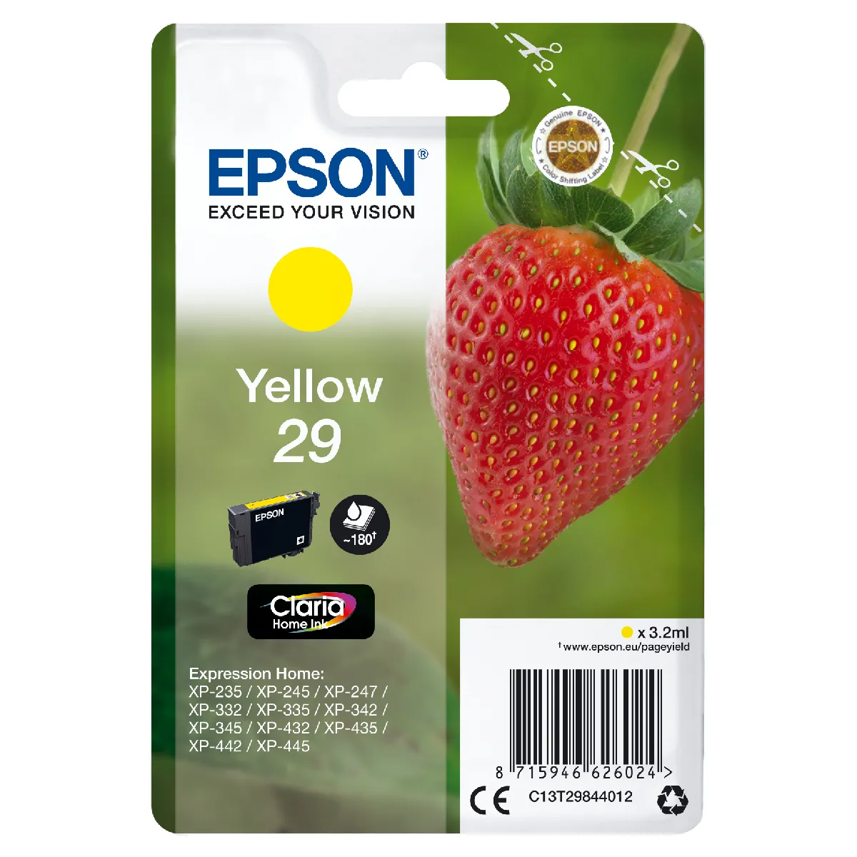 Epson Lot 10 cartouches XP 235 Jaune