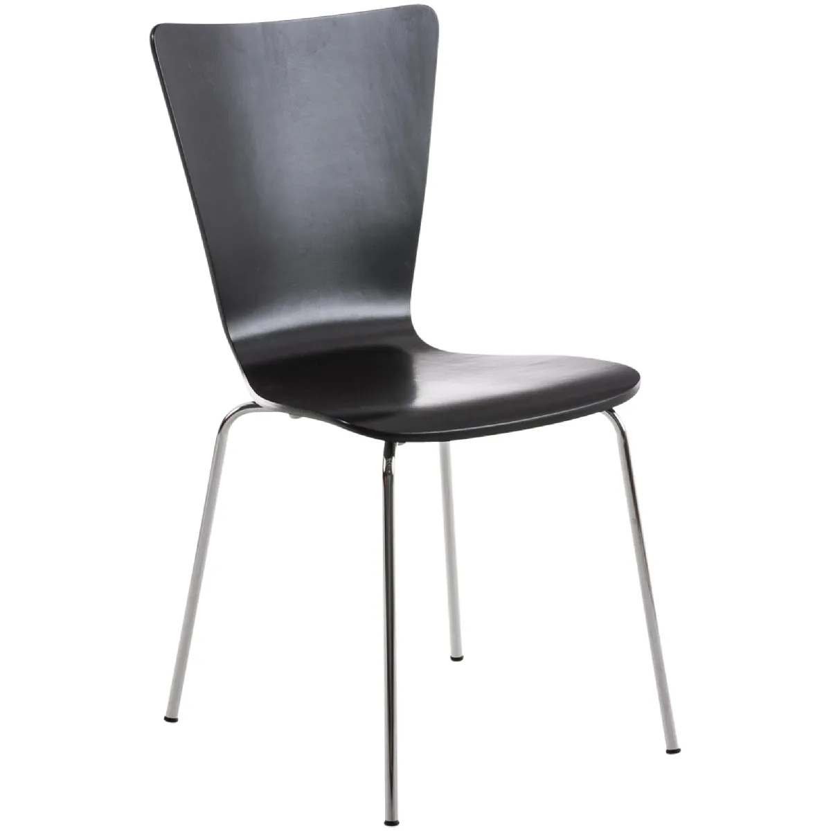 Decoshop26 Chaise Bois Noir