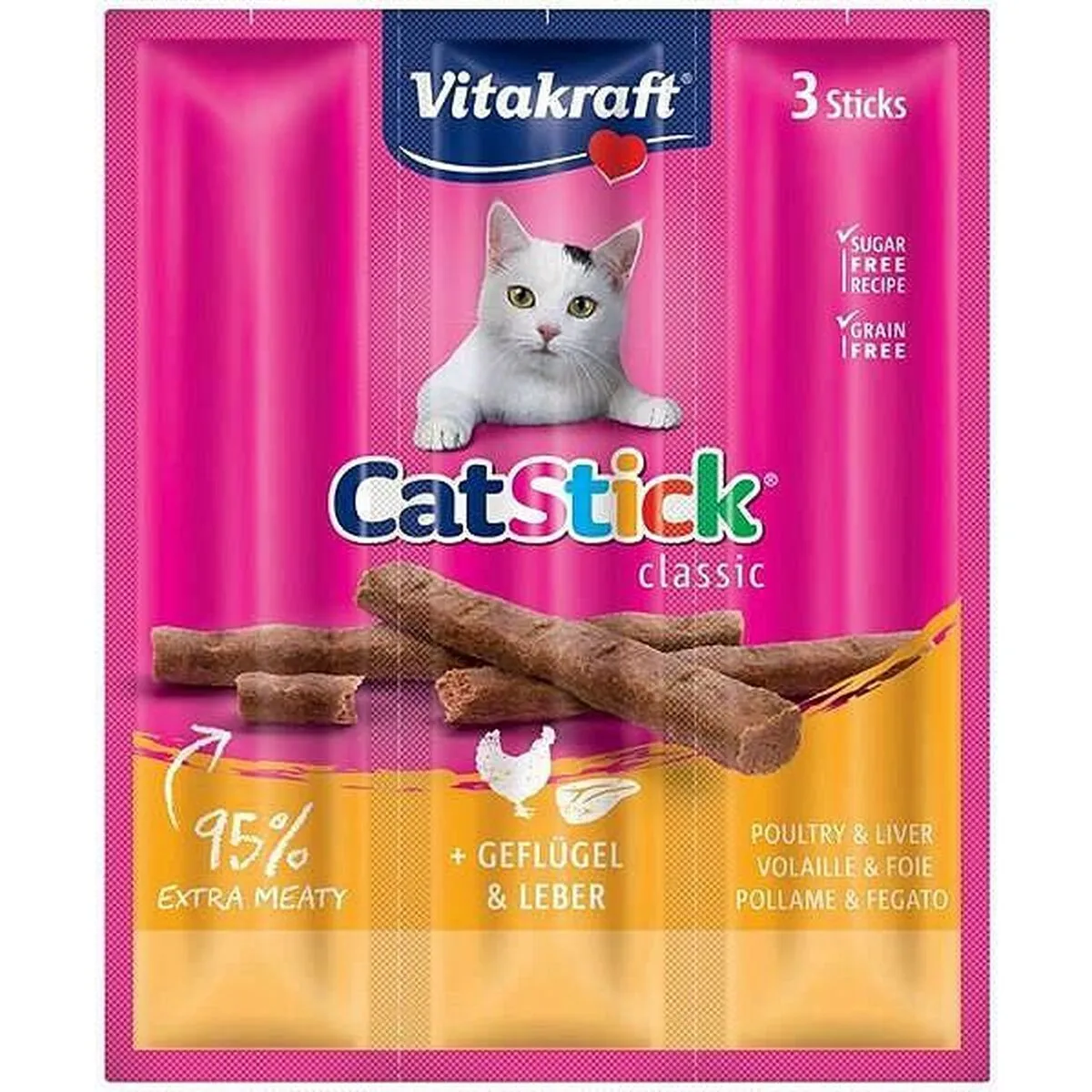 VITAKRAFT CatStick Mini Oiseaux VITAKRAFT CatStick Mini Oiseaux
