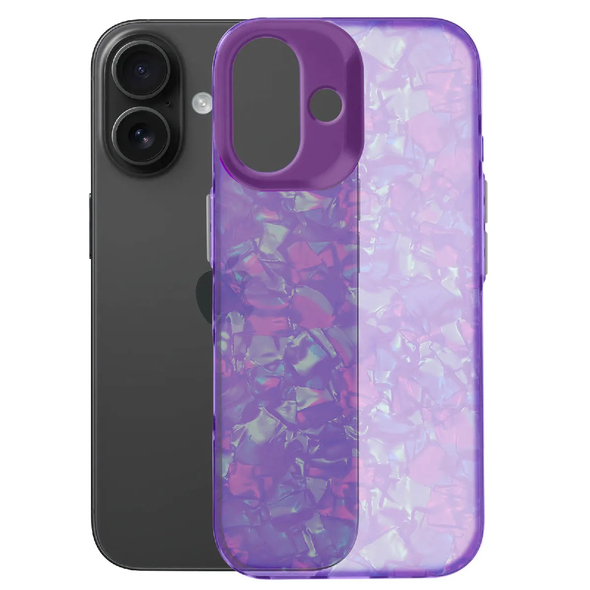 Avizar Violet Coque Pour Iphone 16 Plus