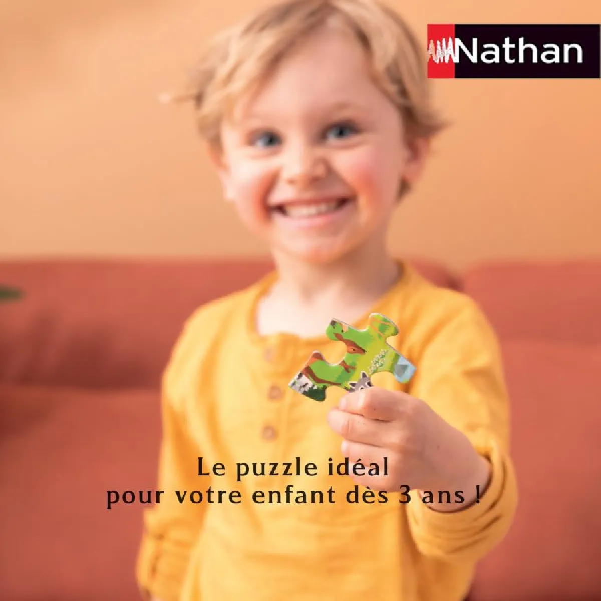 Puzzle cadre 15 pièces : Le Roi Lion Disney : Simba et Nala Ravensburger Nathan