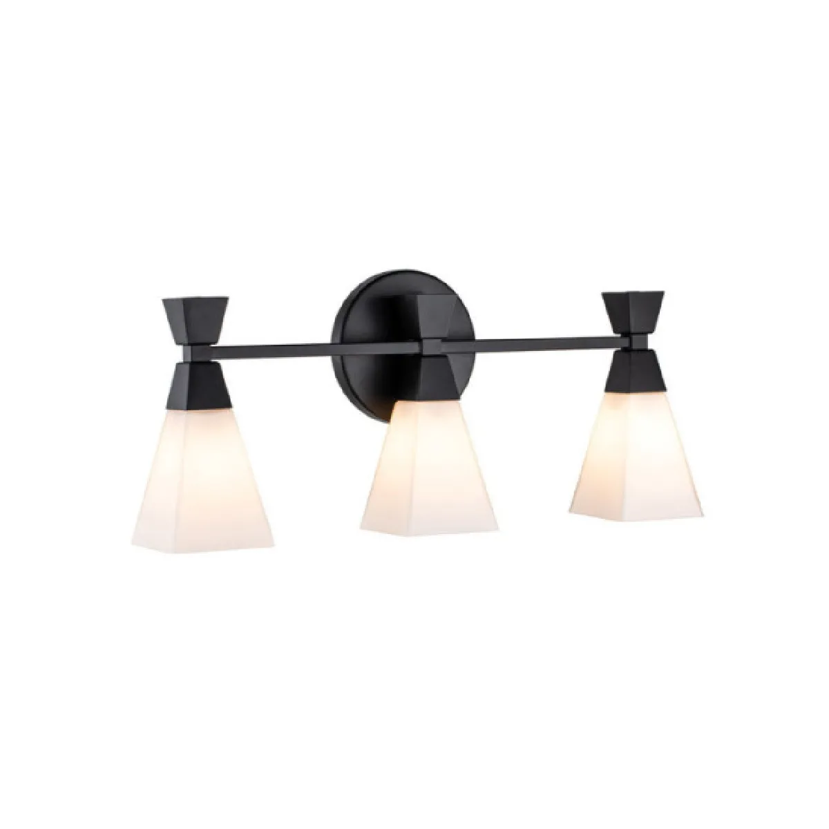Elstead lighting Applique salle de bains 3 lampes - Noir mat Elstead lighting Applique salle de bains 3 lampes - Noir mat