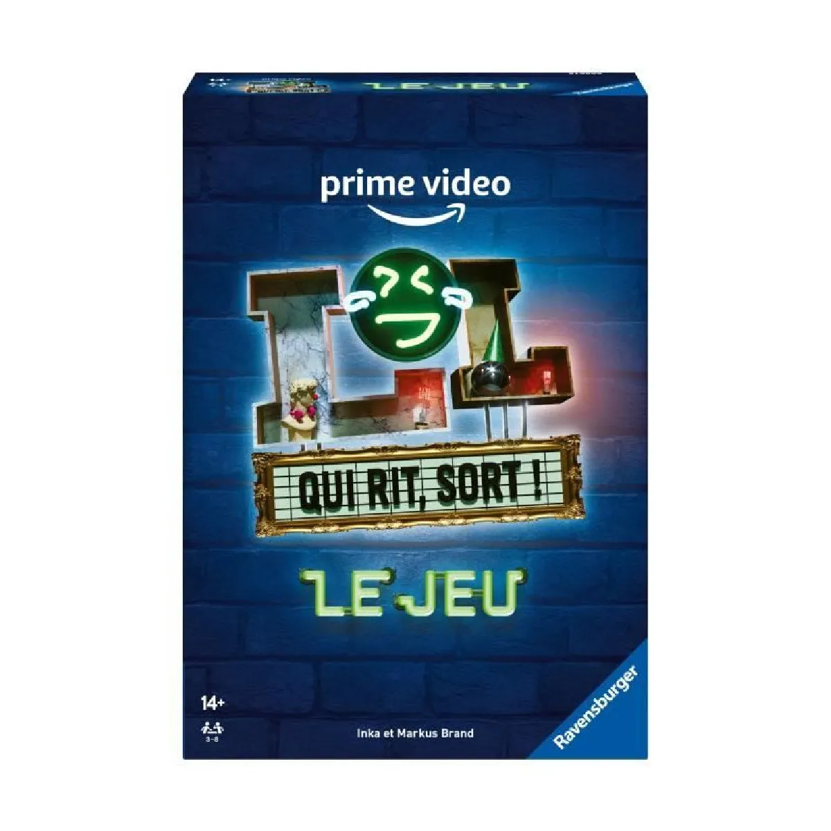 Ravensburger LOL : Qui rit Sort ! Jeu d'ambiance en Famille ou Entre Amis de 3 à 8 Joueurs à partir de Mixte 27587 Version française