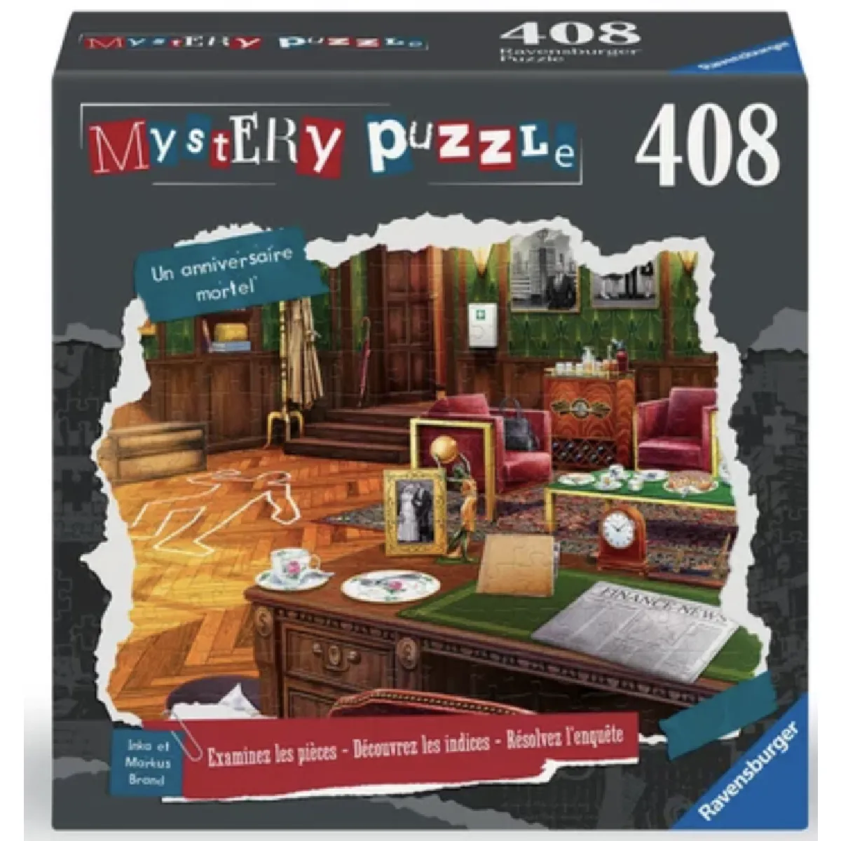 Mystery Puzzle 408 pièces Un anniversaire mortel Ravensburger France