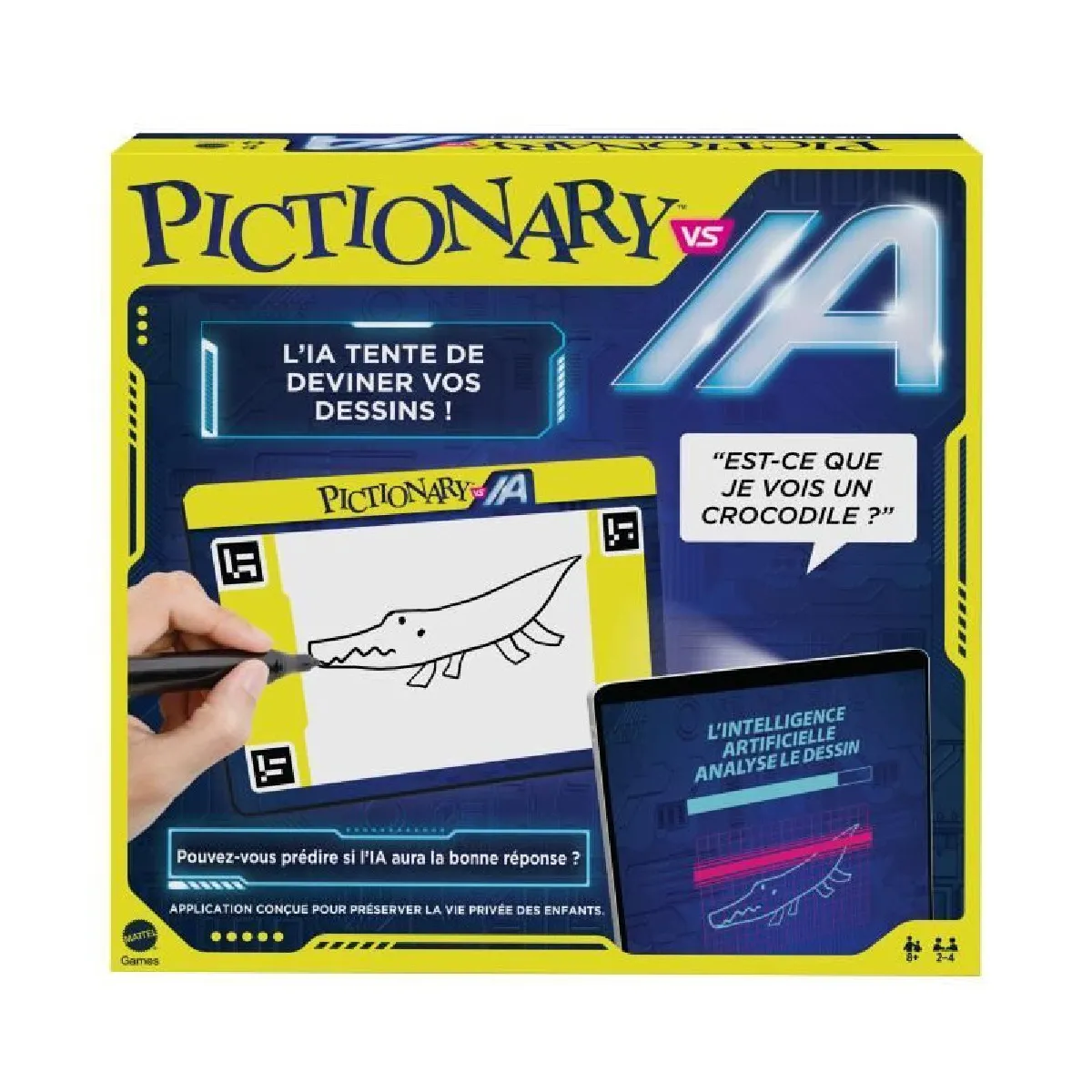 Jeu De Société Pictionary Vs Ia Mattel La Boite - vue 3