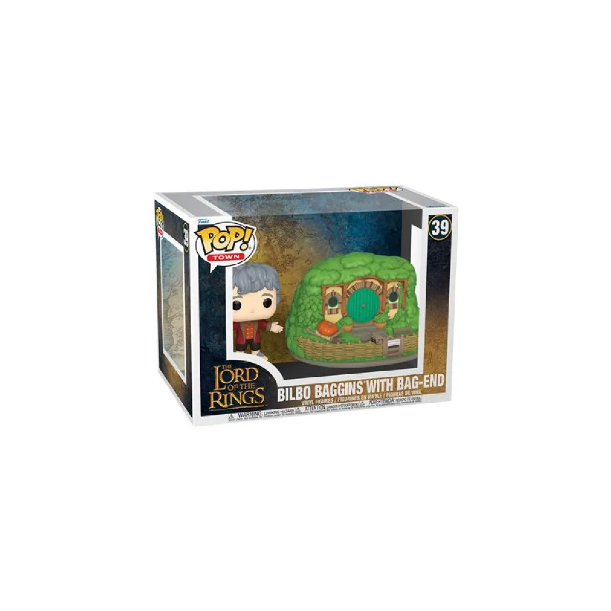 Figurines Funko Pop Town The Lord of The Rings Bilbo & Bag End Neuf - vue 9