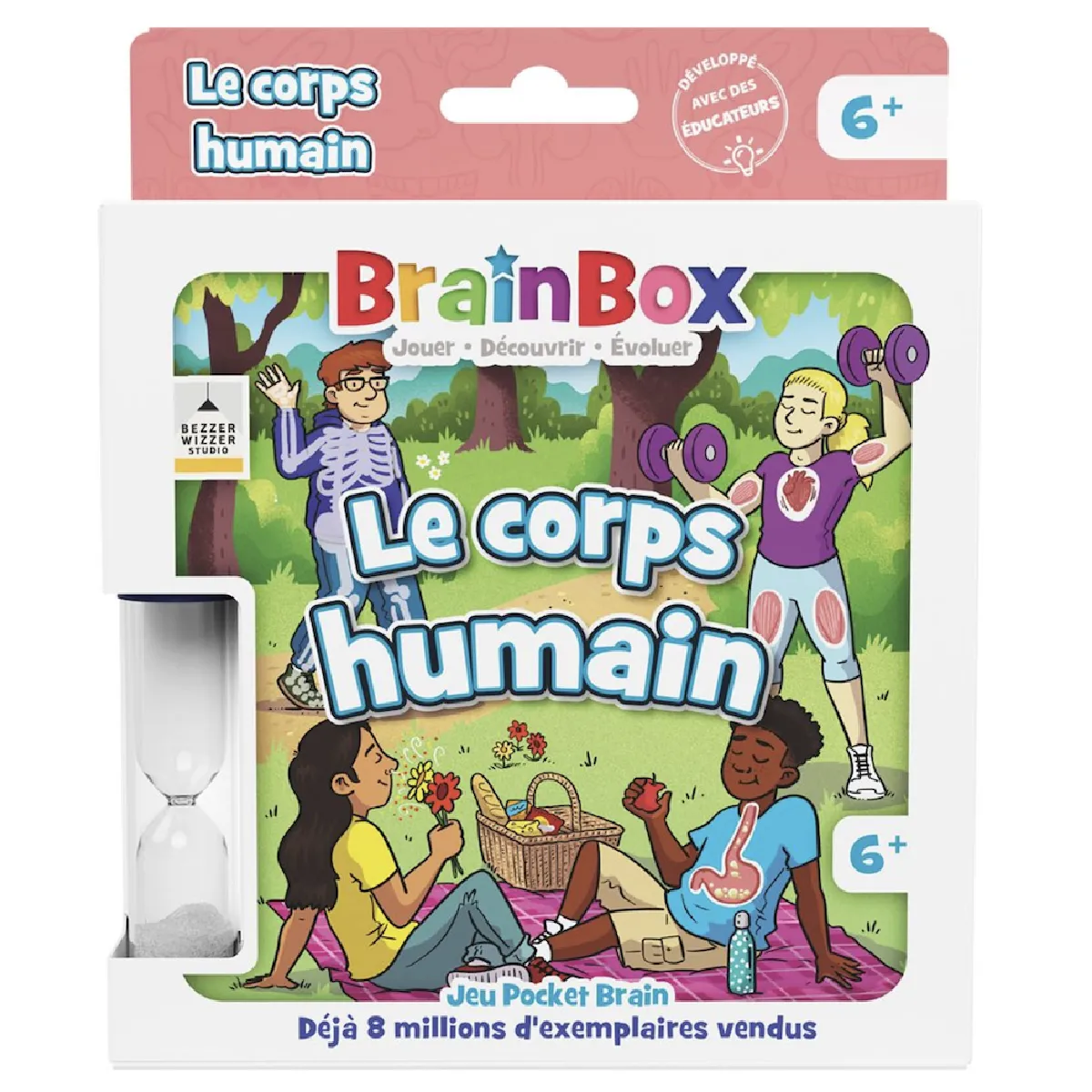 Asmodee Multicolore Jeu De Mémoire Brainbox Pocket : Le Corps Humain - Image 3