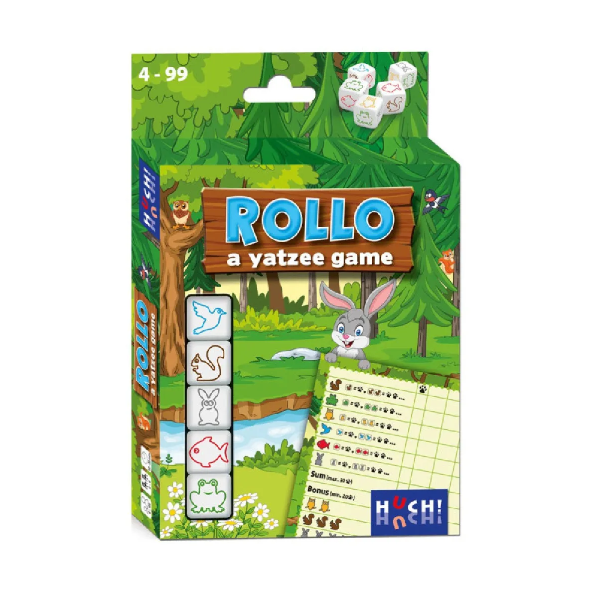 Asmodee Rollo - A Yatzee Game - Dieren