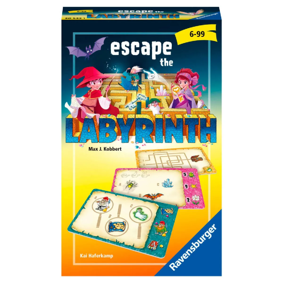 Ravensburger 20543 Escape The Labyrinthe Jeu de Voyage pour 1 à 4 Joueurs à partir de Format Compact Jeu de Voyage - vue 6