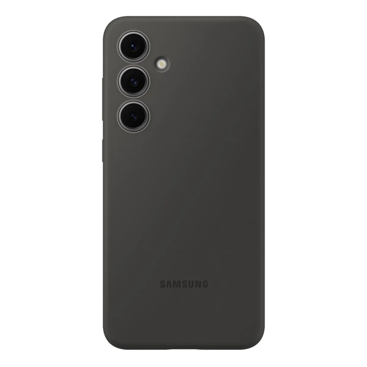 Samsung Coque Silicone Noir Galaxy S24 FE