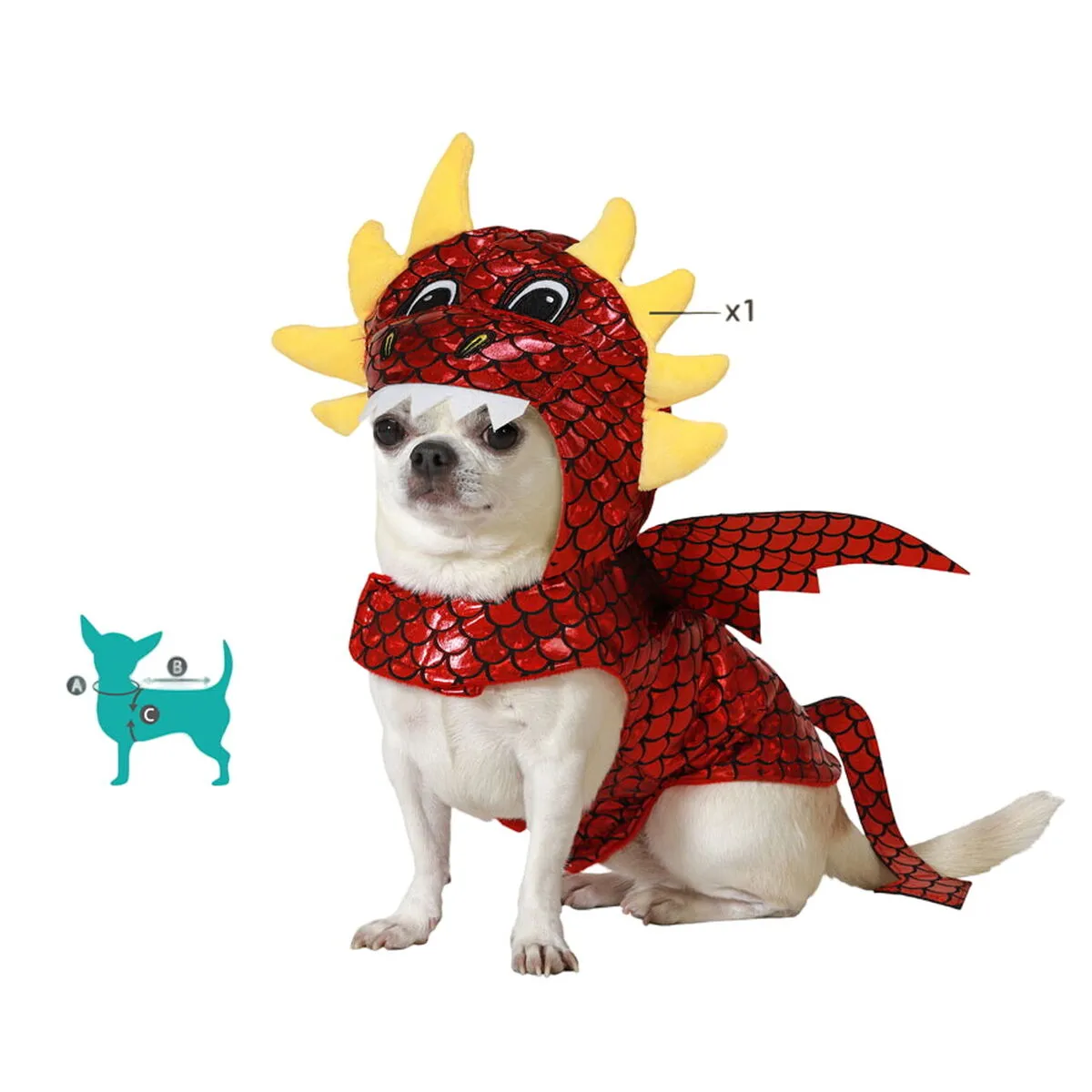 Comparer les prix de déguisement pour chien Taille L Dragon
