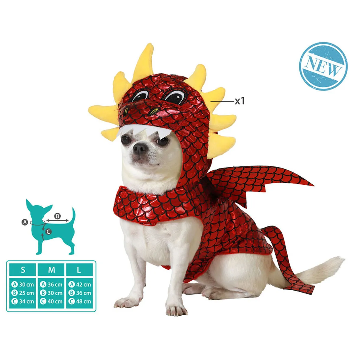 Meilleurs prix pour déguisement pour chien Taille S Dragon