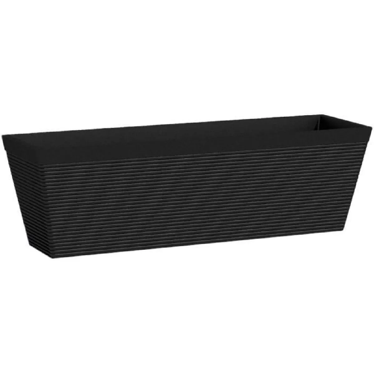 Jardinière rectangulaire - Noir