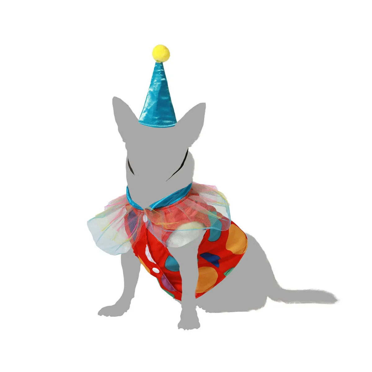 Meilleurs prix pour déguisement pour chien Taille M Clown