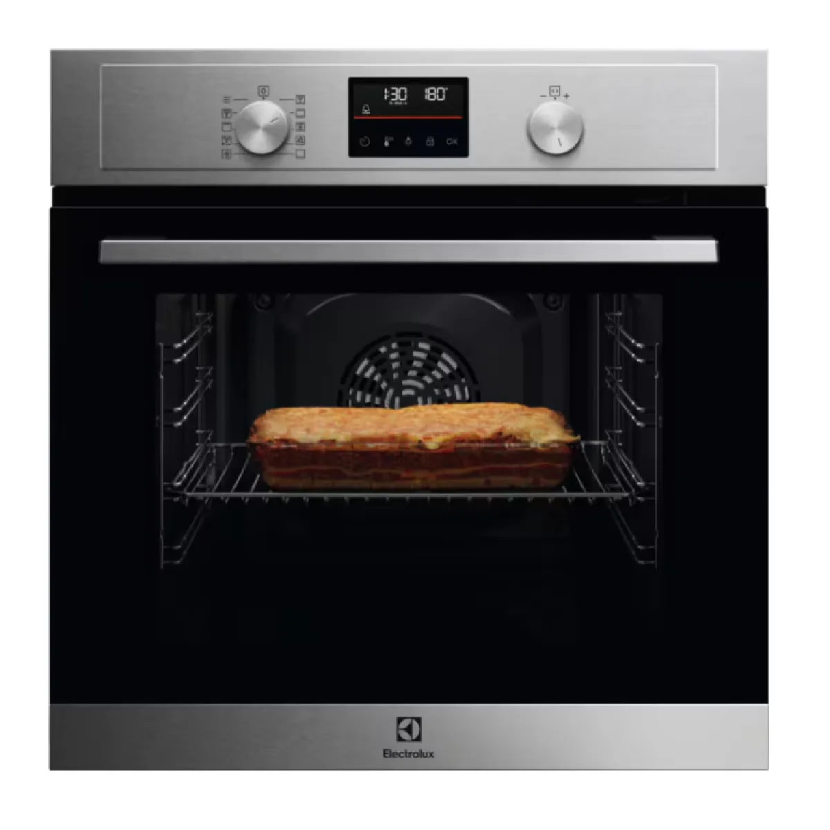 Electrolux Four Encastrable Pyrolyse 300 Convection EOH4P16BX Inox anti trace - vue 10