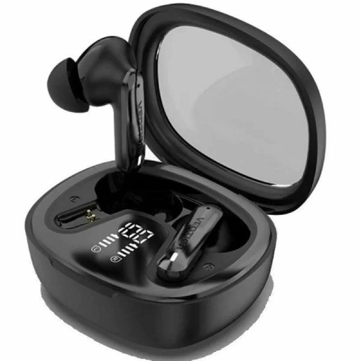 Casque Bluetooth 5.3 Vention avec étui de chargement Autonomie 7h Écran LED AIR A01 Couleur Neuf - vue 3