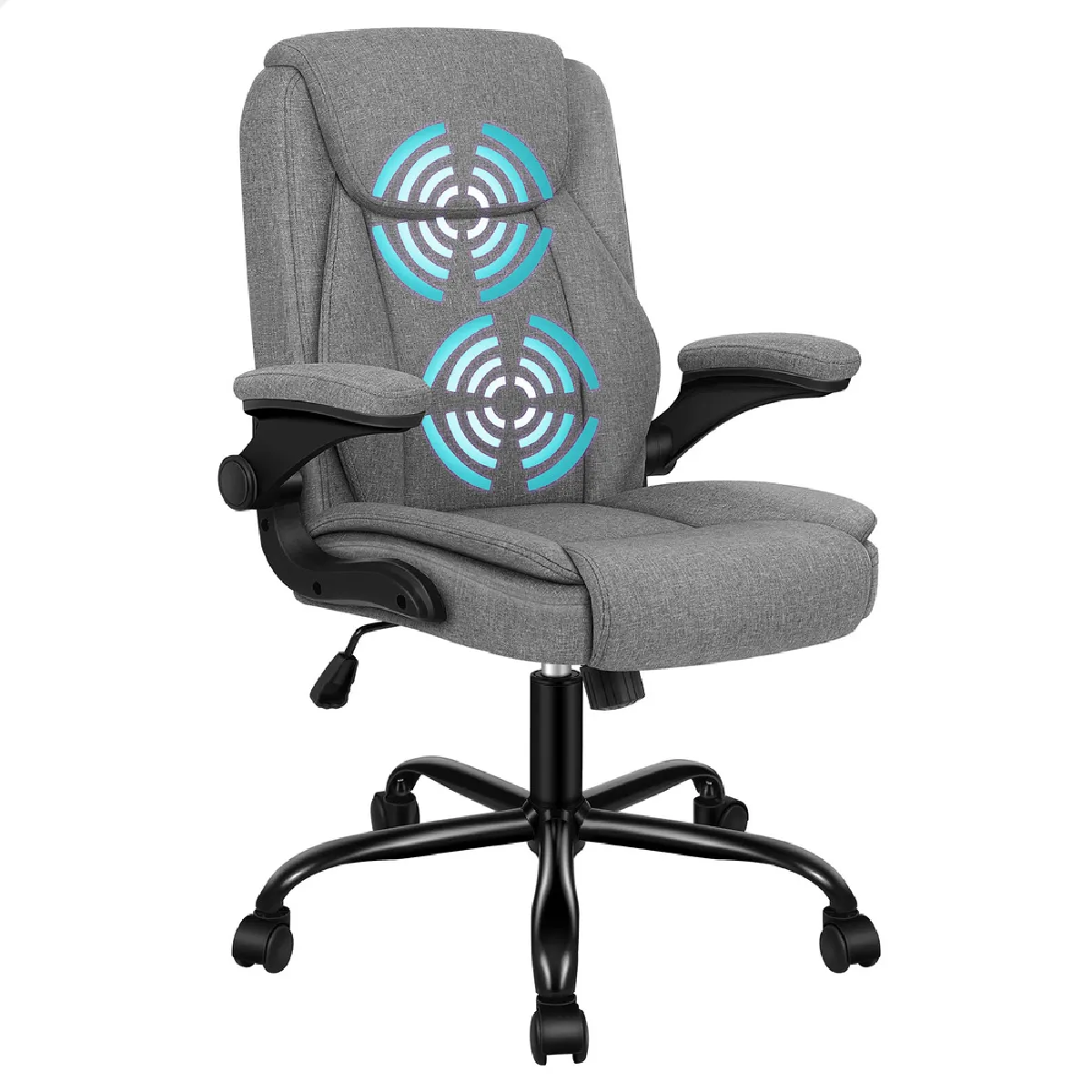 Alfordson Gris Fauteuil De Bureau Massage