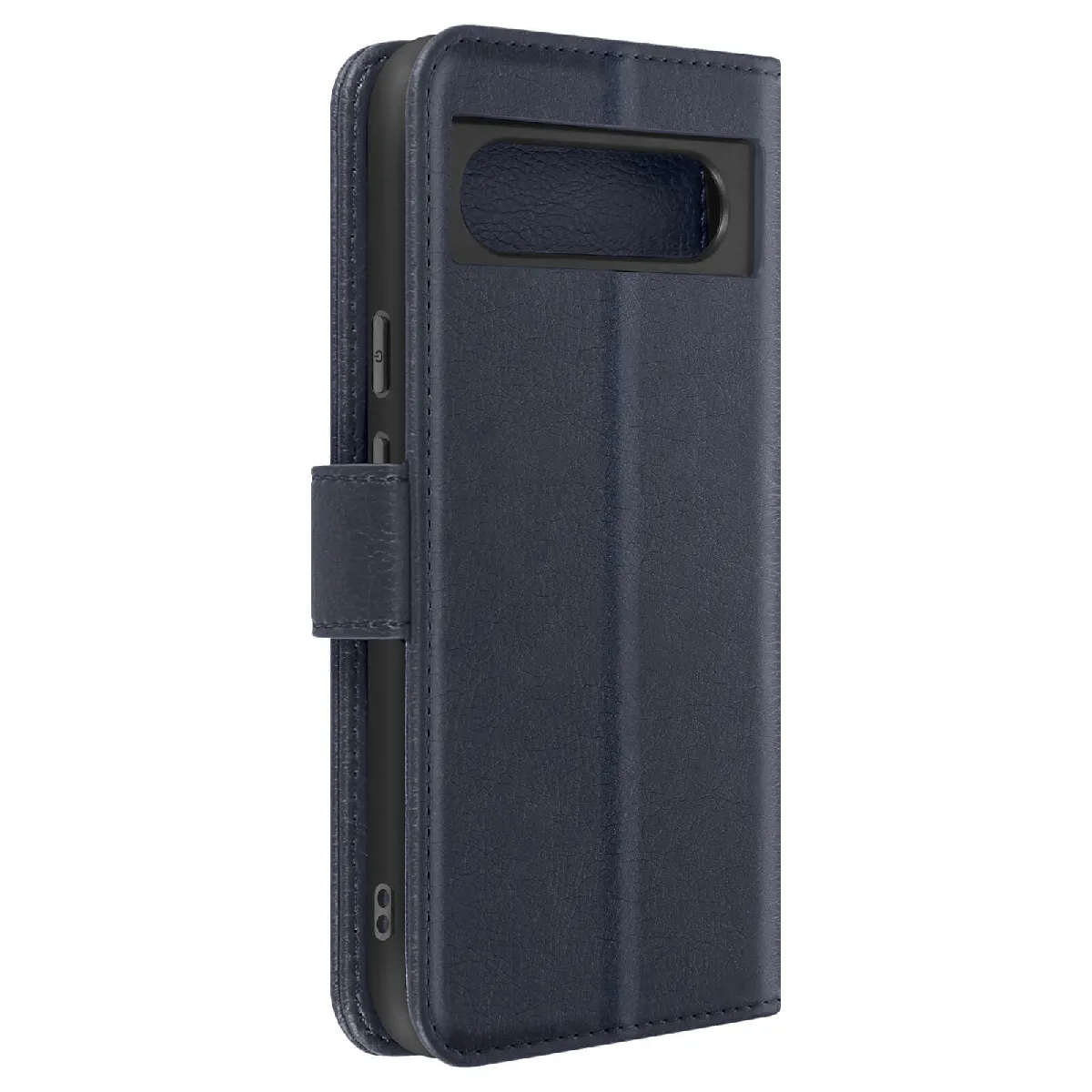 Avizar Bleu Étui Pour Google Pixel 8A Clapet Portefeuille Et Support Vidéo Nuit