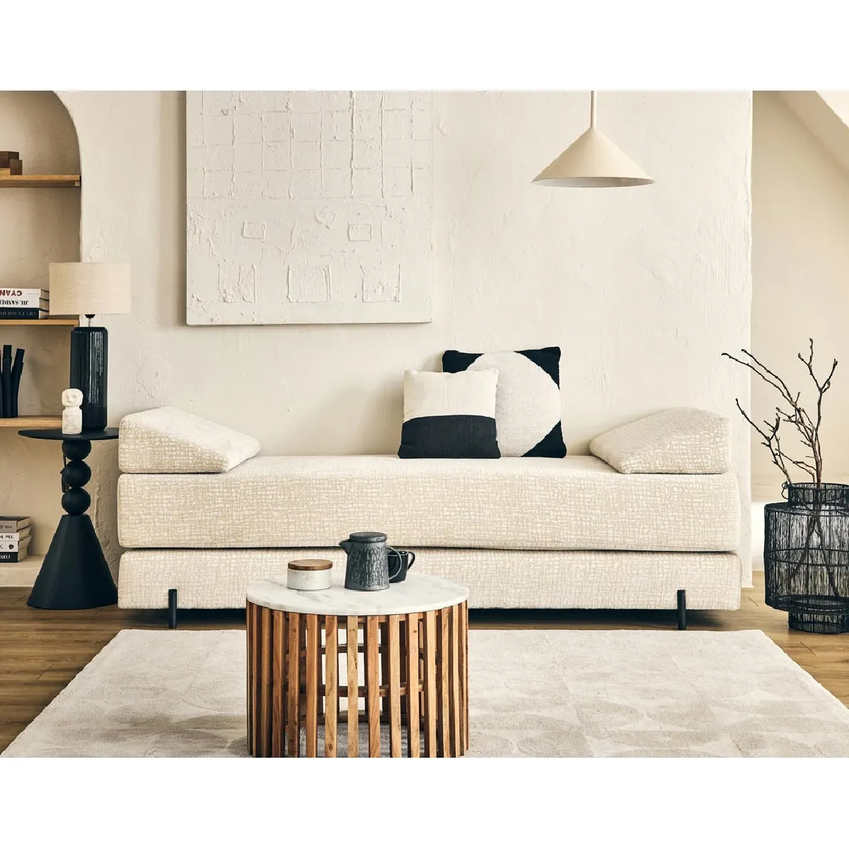 Bestmobilier Canapé convertible 3 places - vue 3