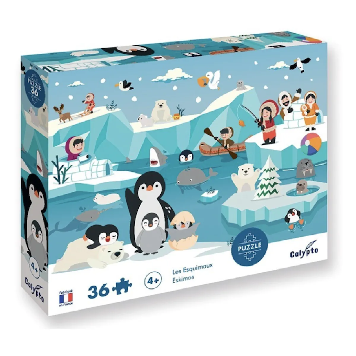 Sentosphere puzzle 36 pièces Esquimaux Calypto Sentosphere puzzle 36 pièces Esquimaux Calypto