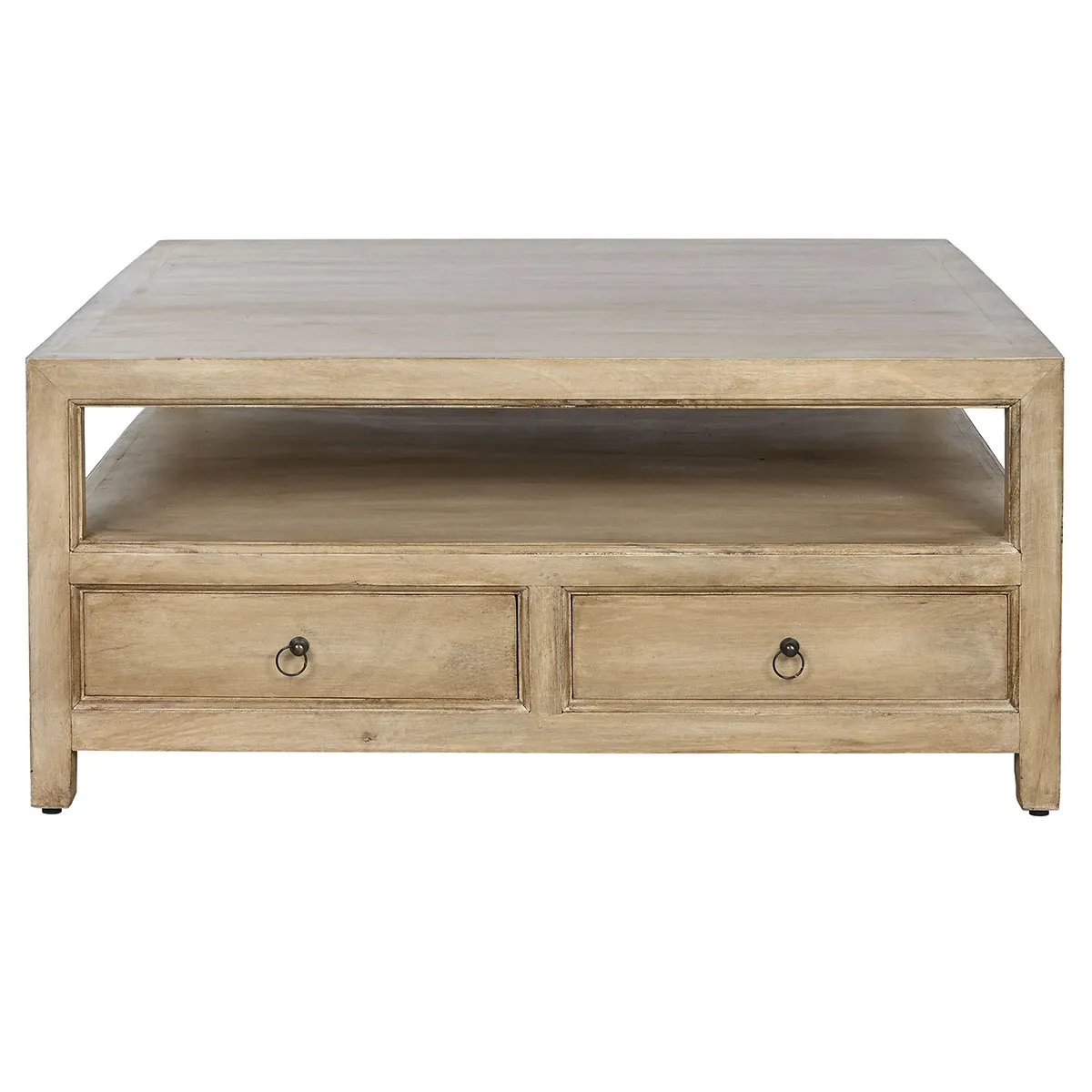 Comparer les prix de Pegane Table basse - Bois massif - Naturel