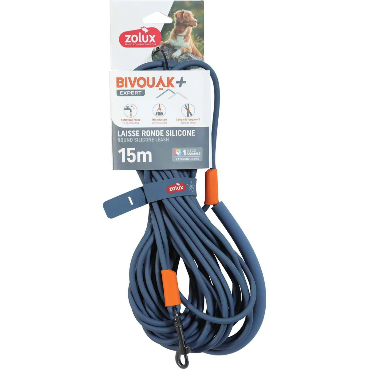ZOLUX Longe silicone Bleu ZOLUX Longe silicone Bleu