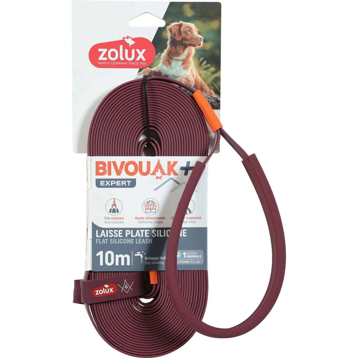 Zolux Longe Plate Silicone Rouge Zolux Longe Plate Silicone Rouge