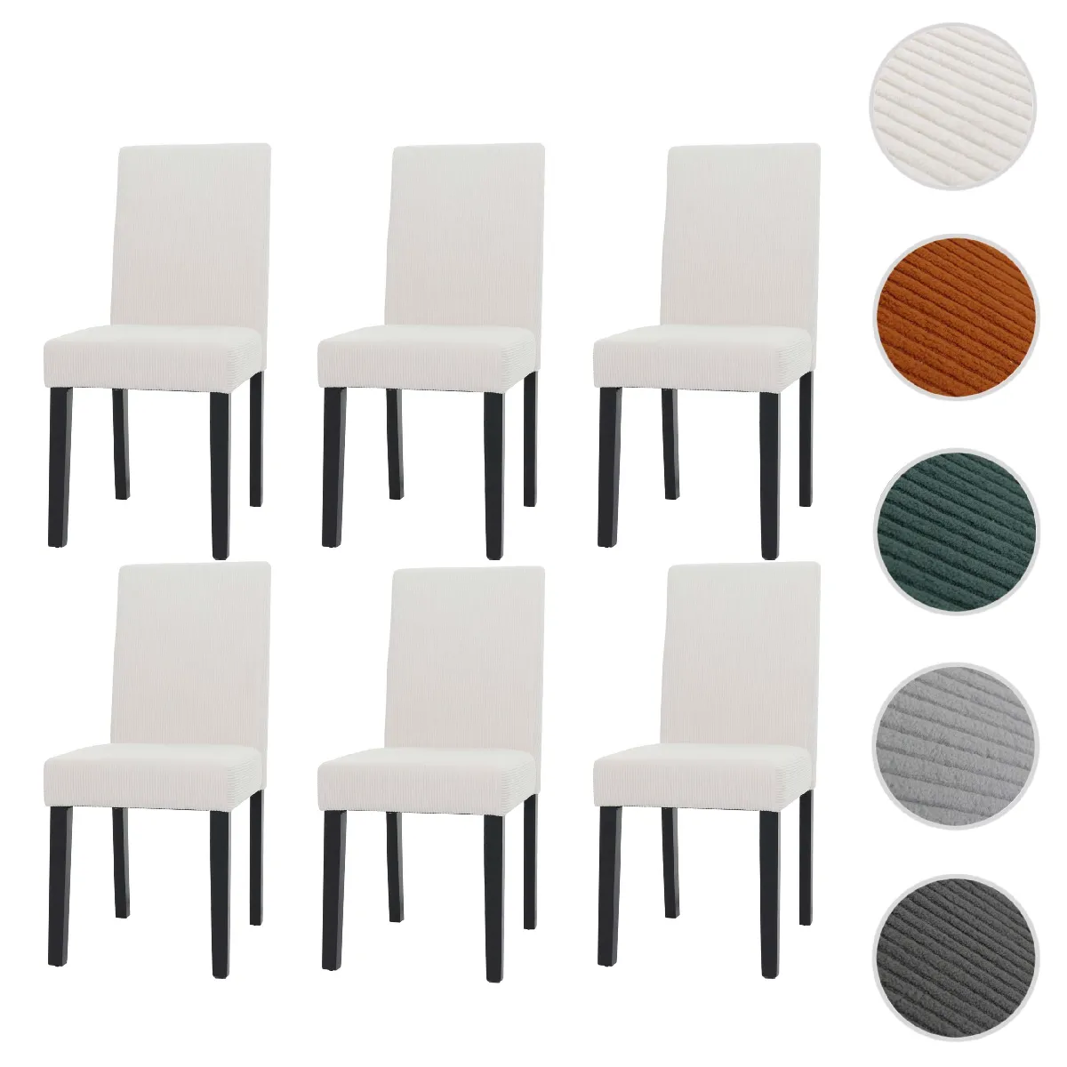 Lot De 4 Chaises De Salle à Manger Littau, Chaise De Cuisine à Dossier