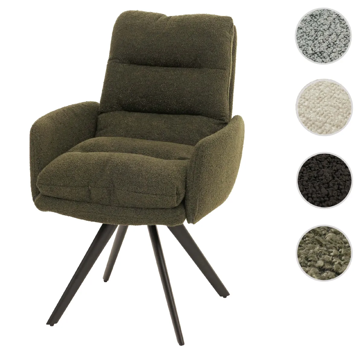 Mendler Vert Chaise Salle À Manger Hwc-G66