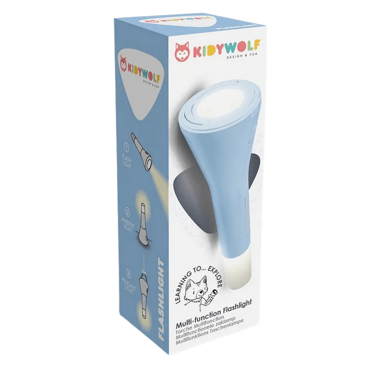 Kidywolf Kidyflashlight Bleu