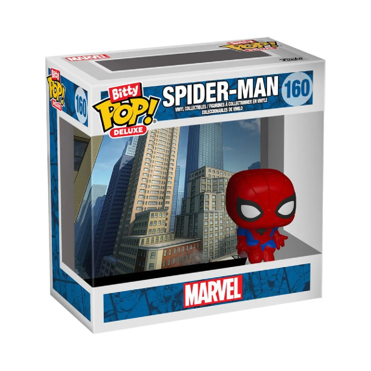 Funko Figurine Bitty Pop Deluxe Marvel Spider Man Cityscape