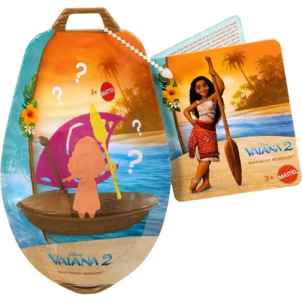 Mattel set Vaiana 2 pirogue et surprises