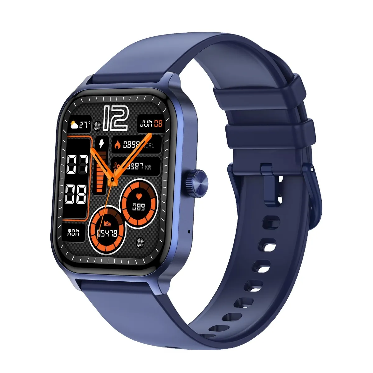Yonis Montre Connectée Avec Appels Bluetooth - 1,93 Pouces