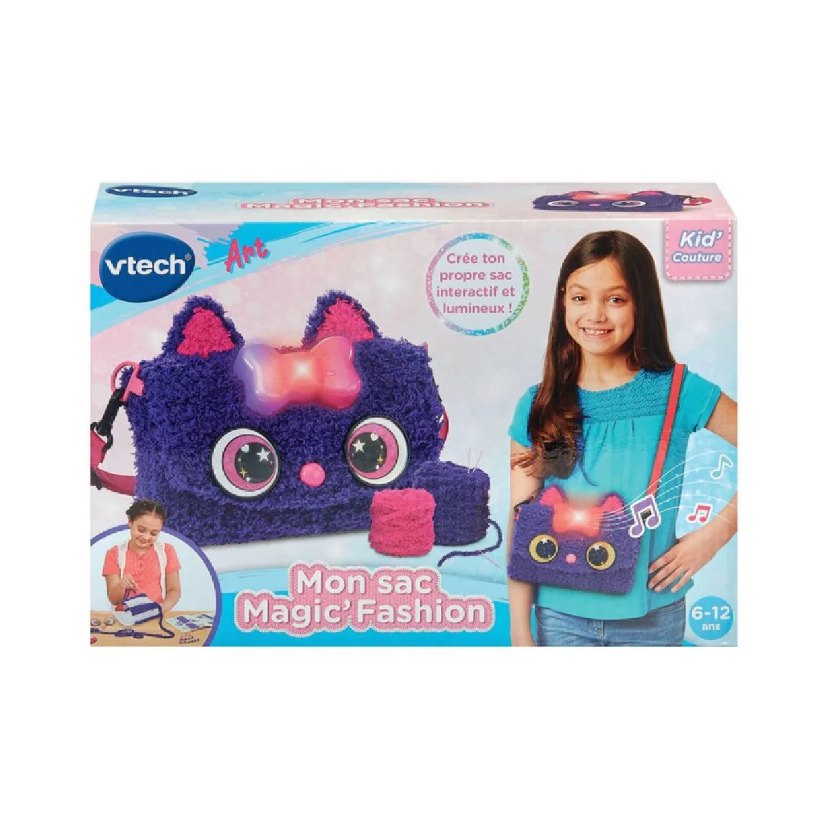 Jeu Éducatif Kid'couture Mon Sac Magic'fashion Chat Vtech La Boite - vue 3