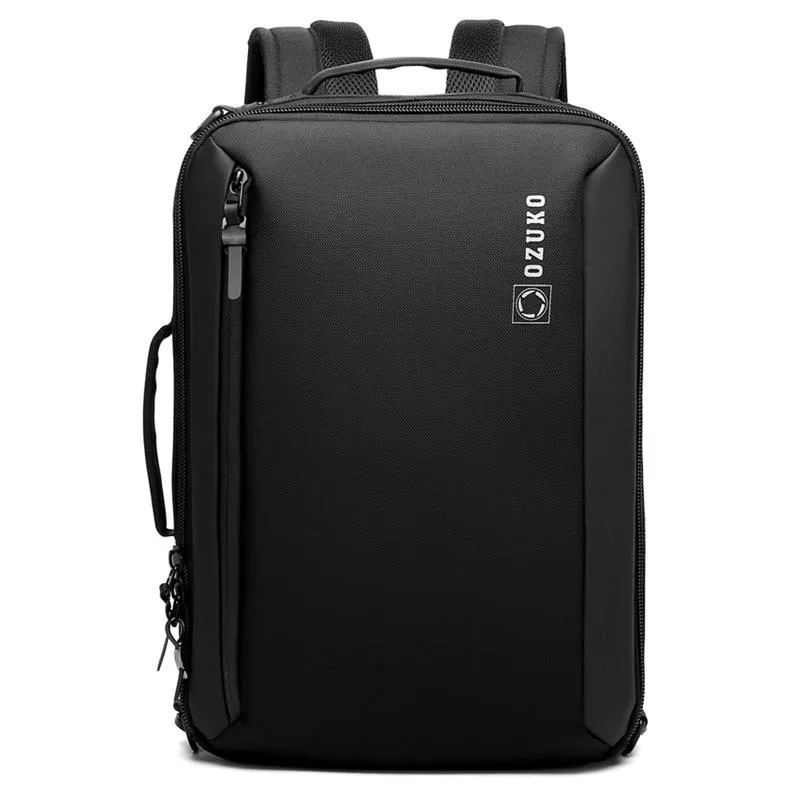 Yonis Noir Sac À Dos Pour Ordinateur Imperméable Avec Port Usb - 15,6 Pouces