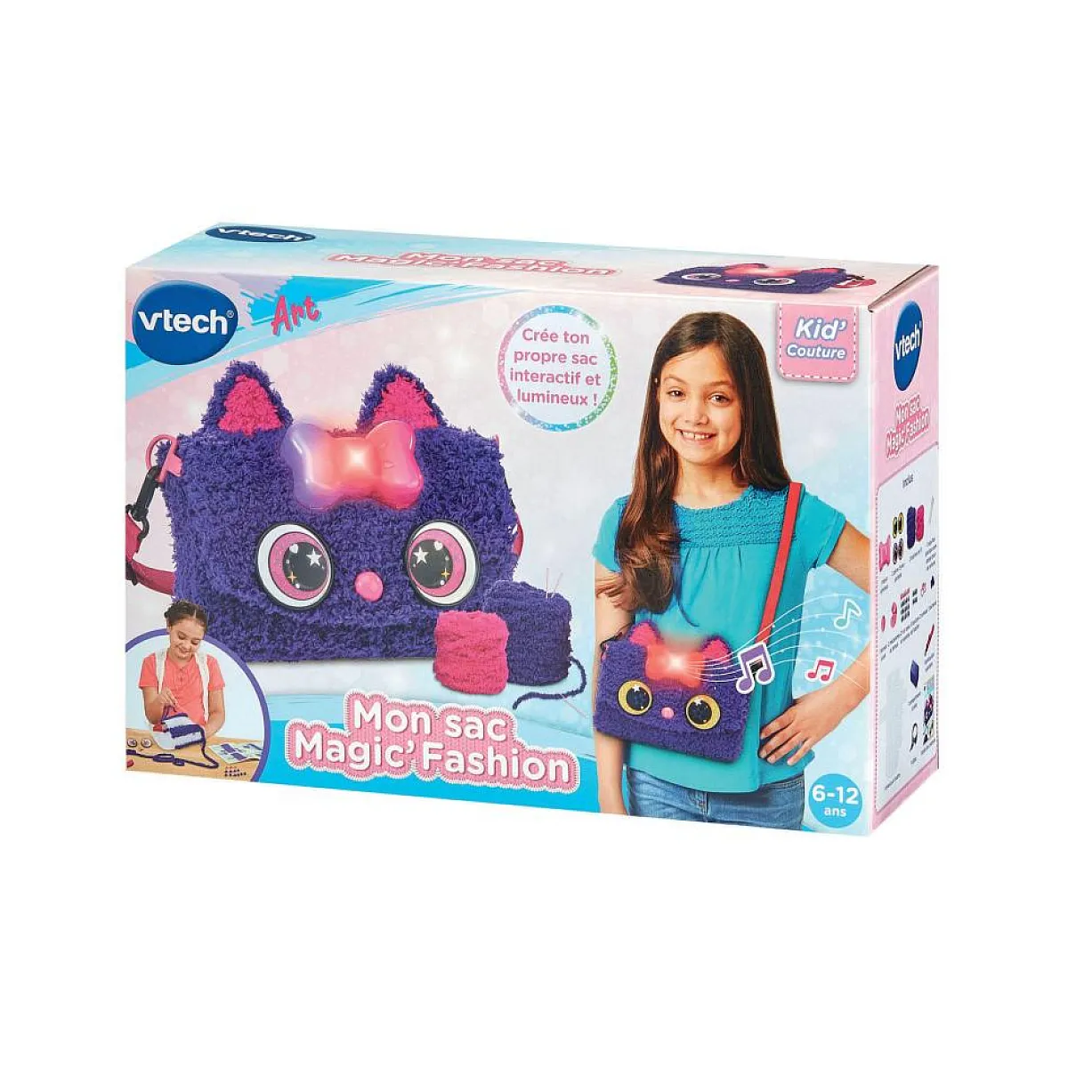 Jeu Créatif Vtech Kid'Couture – Mon Sac Magic'Fashion Chat - vue 2