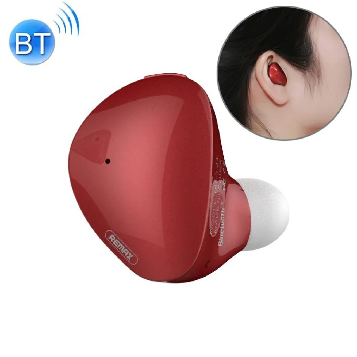 Yonis Rouge Ecouteurs Bluetooth Sport