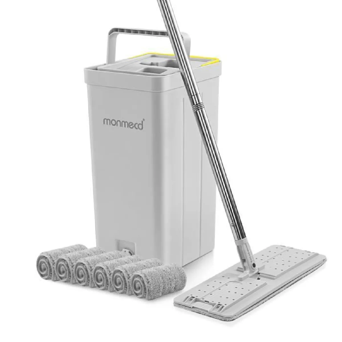 Masthome Balai Microfibre et Seau Essoreur, Serpillère Microfibre Plat
