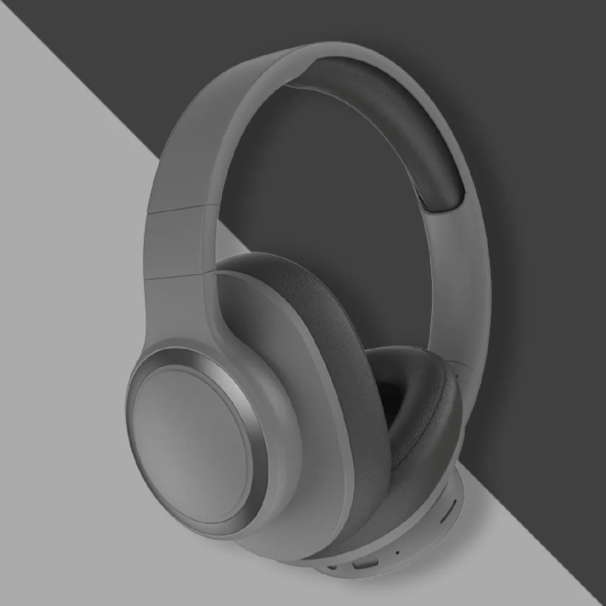 Yonis Gris Casque Audio Sans Fil Bluetooth Longue Autonomie