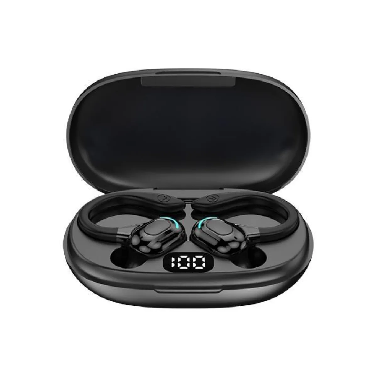 Yonis Noir Ecouteurs Bluetooth