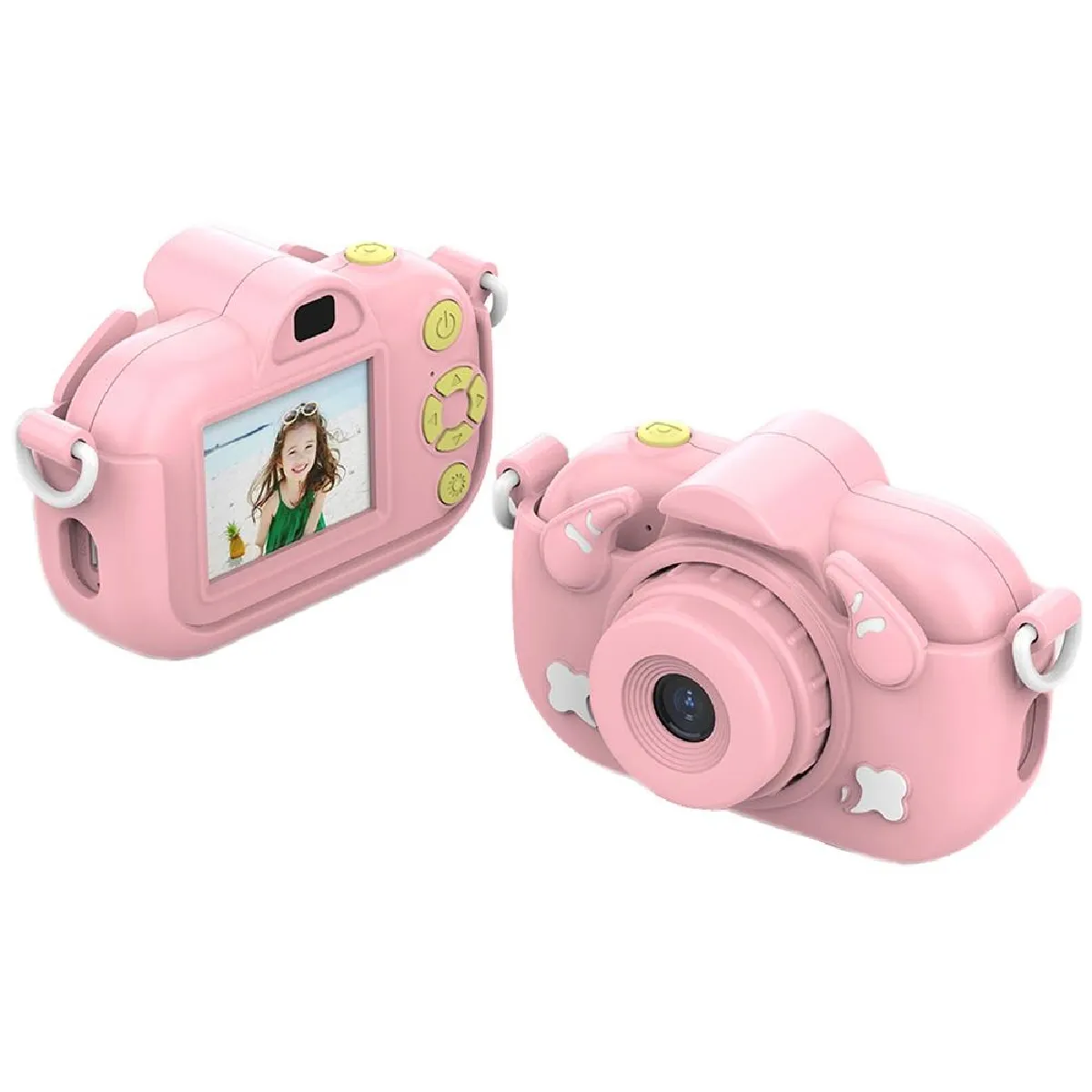 Yonis Rose Appareil Photo Numérique Enfant Hd