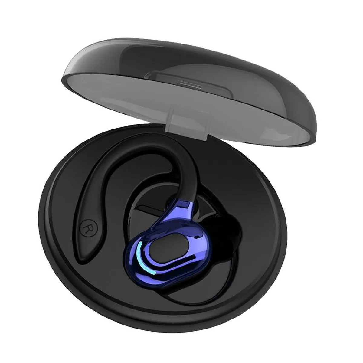 YONIS - Écouteurs Bluetooth Sans Fil - Étanches - Bleu - Image 2