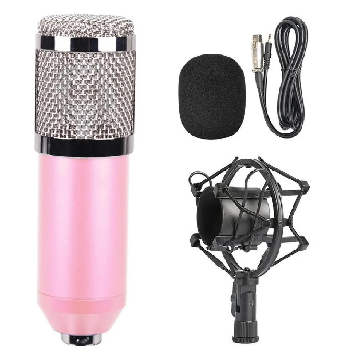 Yonis Blanc Microphone Studio Condensateur