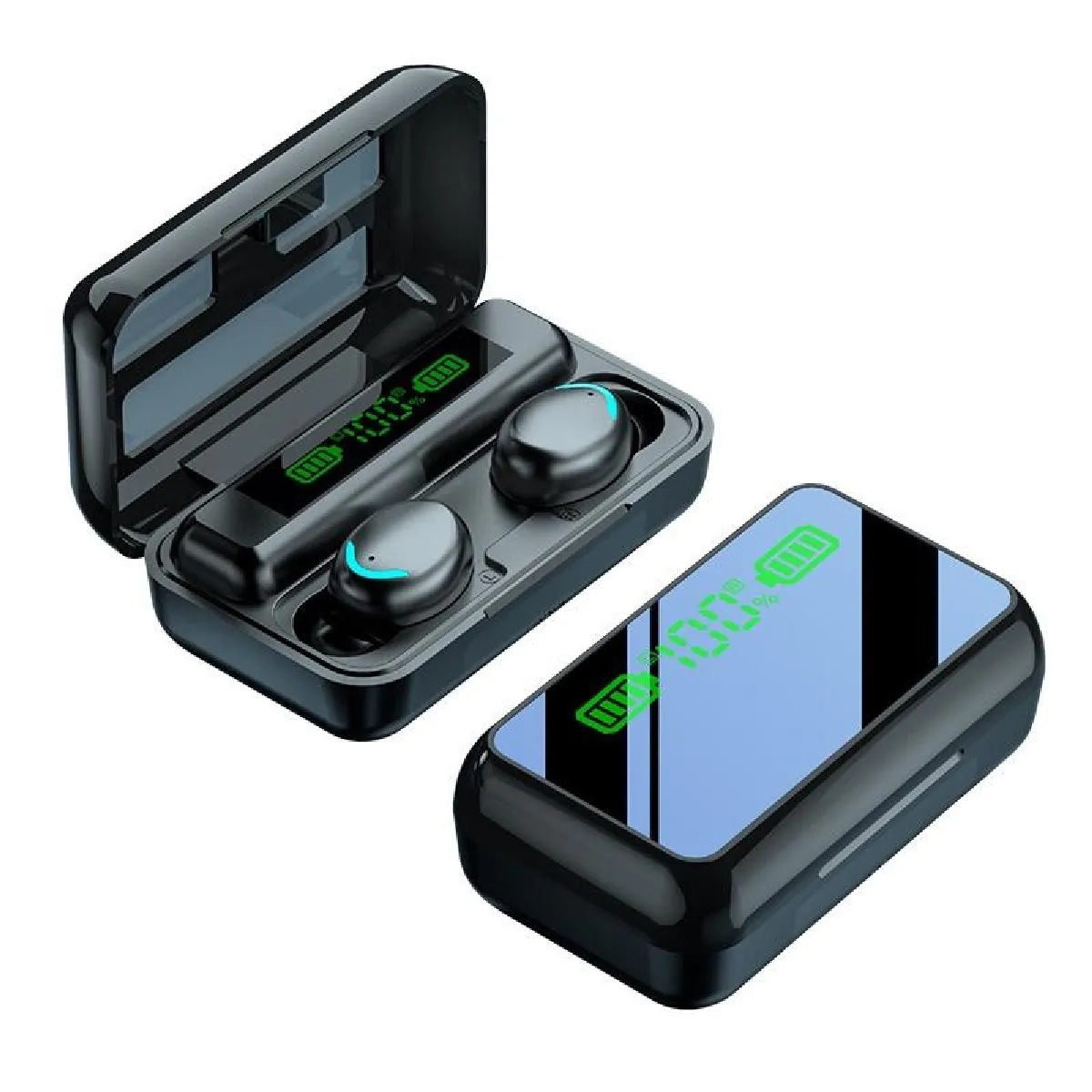 Yonis Noir Écouteurs Bluetooth