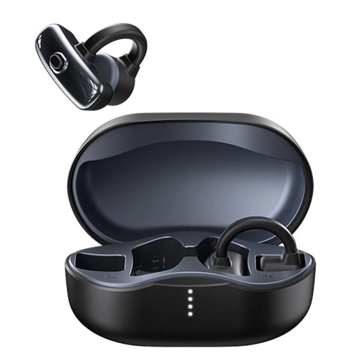 YONIS - Écouteurs Bluetooth Sport - Conduction Osseuse - Autonomie Longue Durée - Noir - Image 2