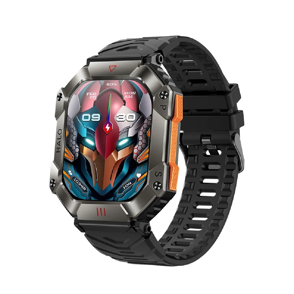 Yonis Montre Connectée Avec Appel Bluetooth - Graphite